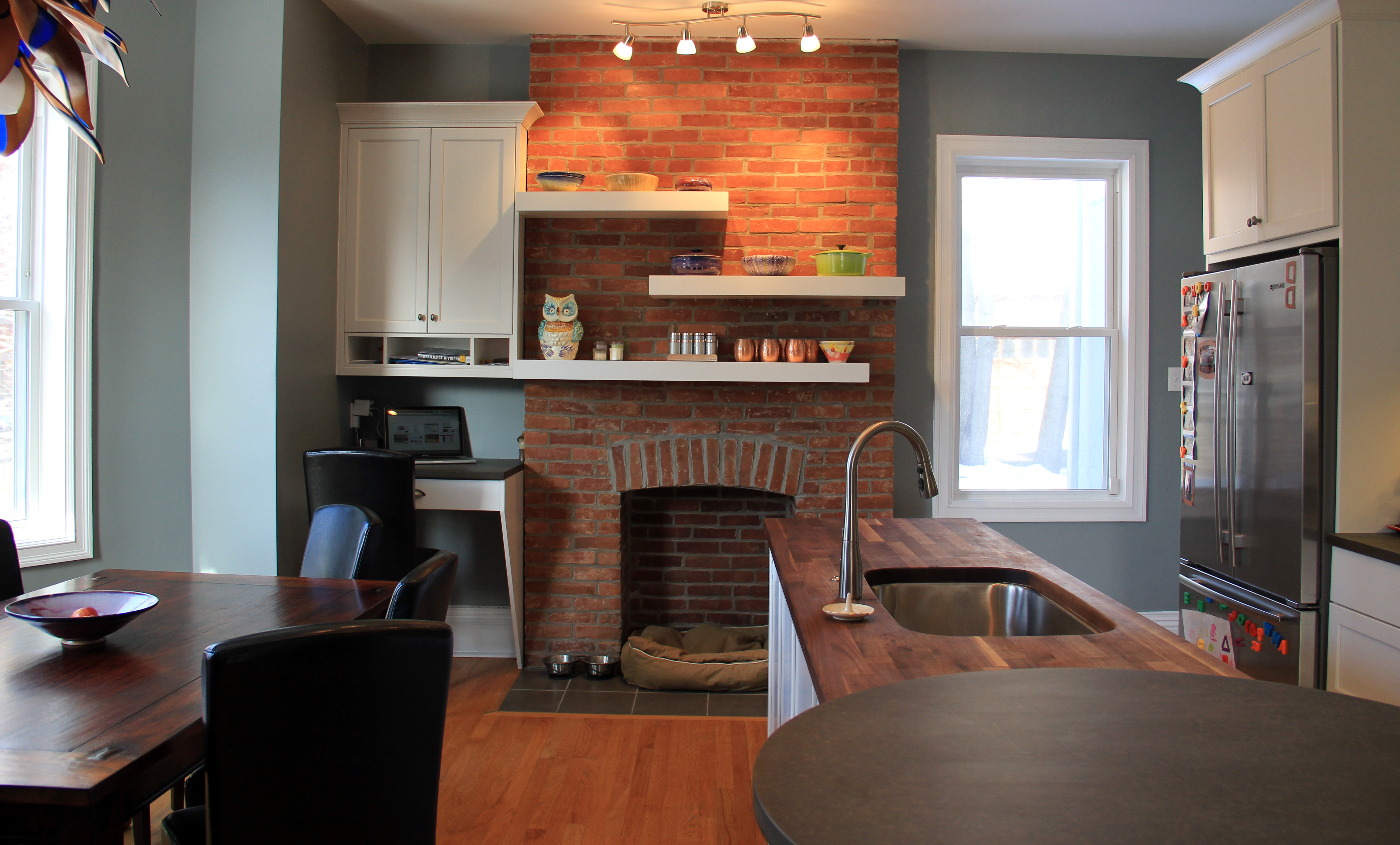 Elgin Street kitchen remodel by The Healey Company with modern design and warm finishes